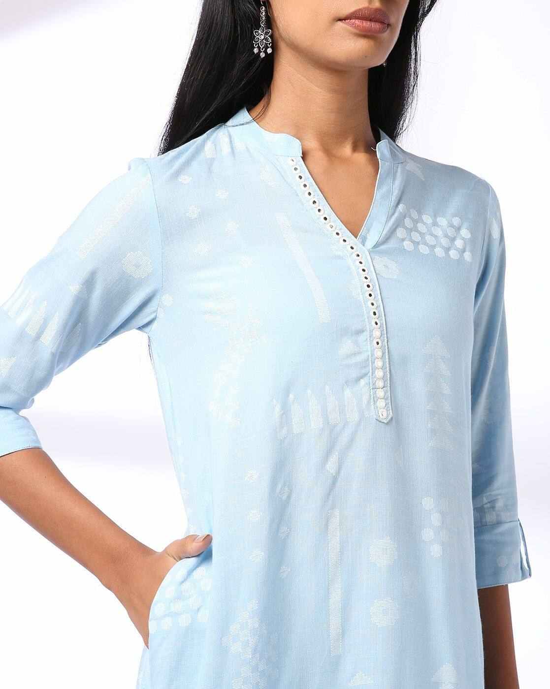 SIYAHI | Women Printed Straight Kurta|3