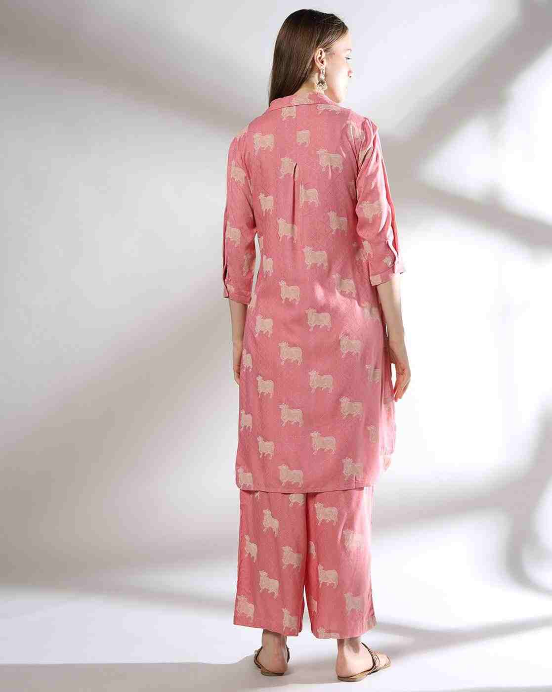 SIYAHI | Women Printed Top with Palazzos|2