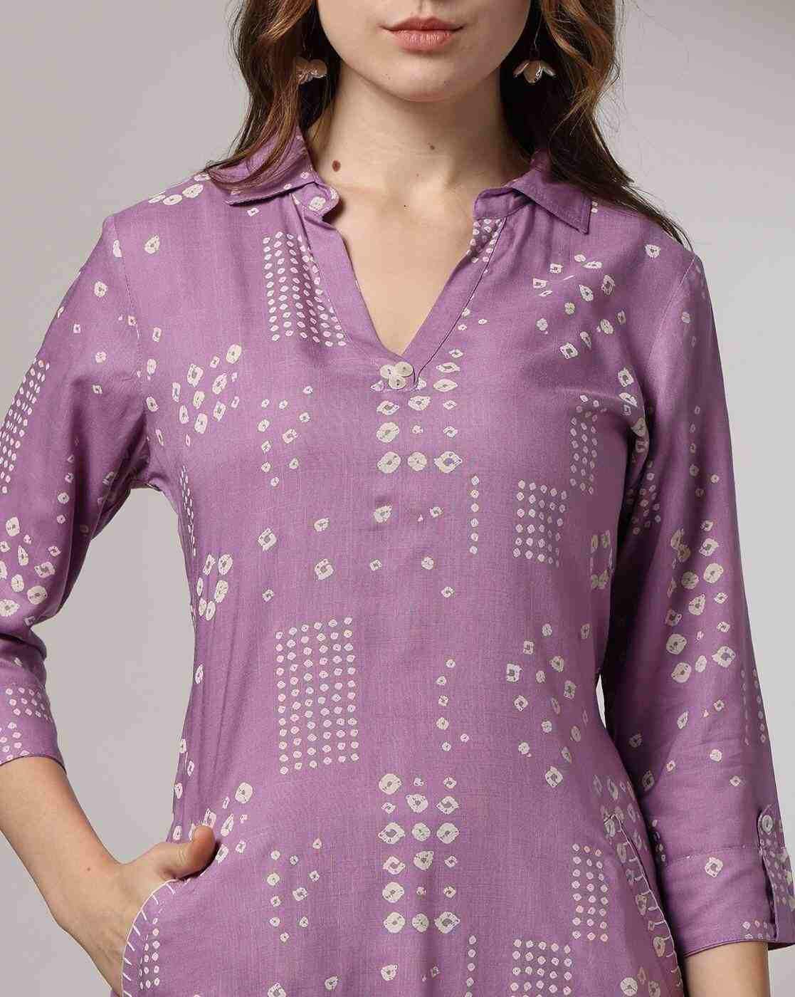 SIYAHI | Women Bandhani Print Straight Kurta & Pants Set|3