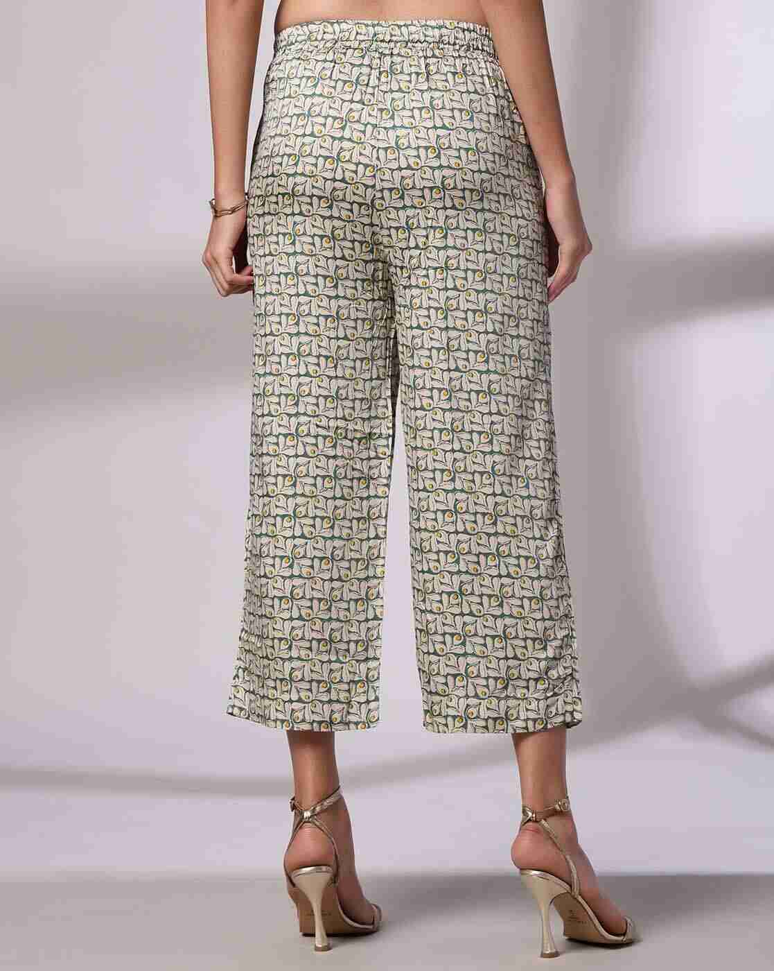 SIYAHI | Women Floral Print Palazzos|2