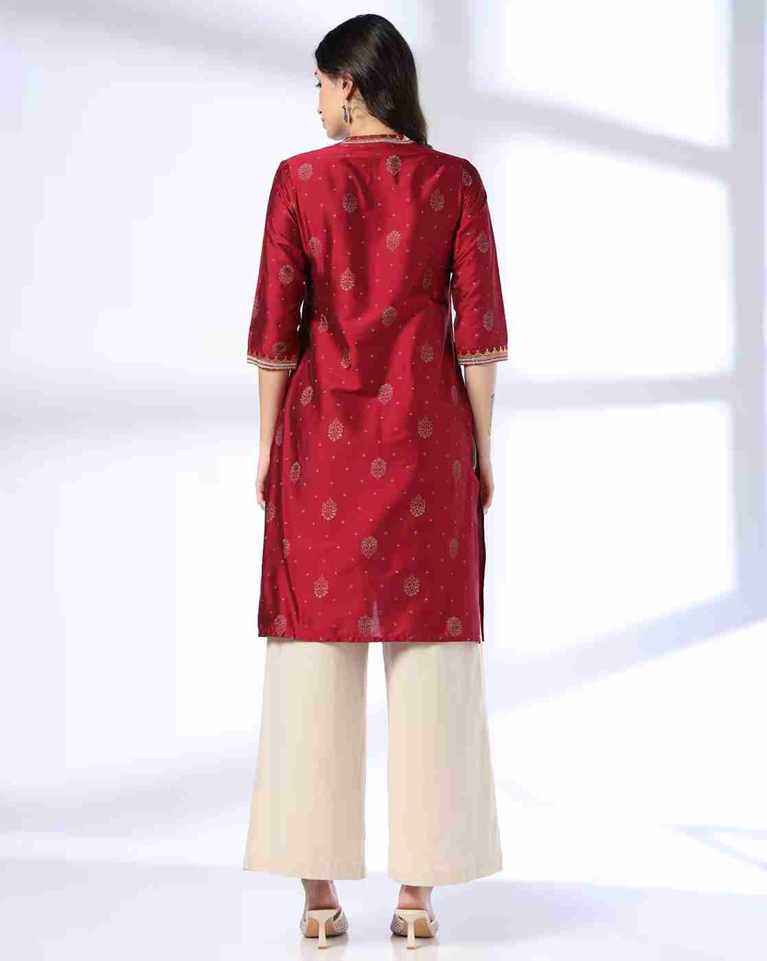 SIYAHI | Women Printed Straight Kurta|2