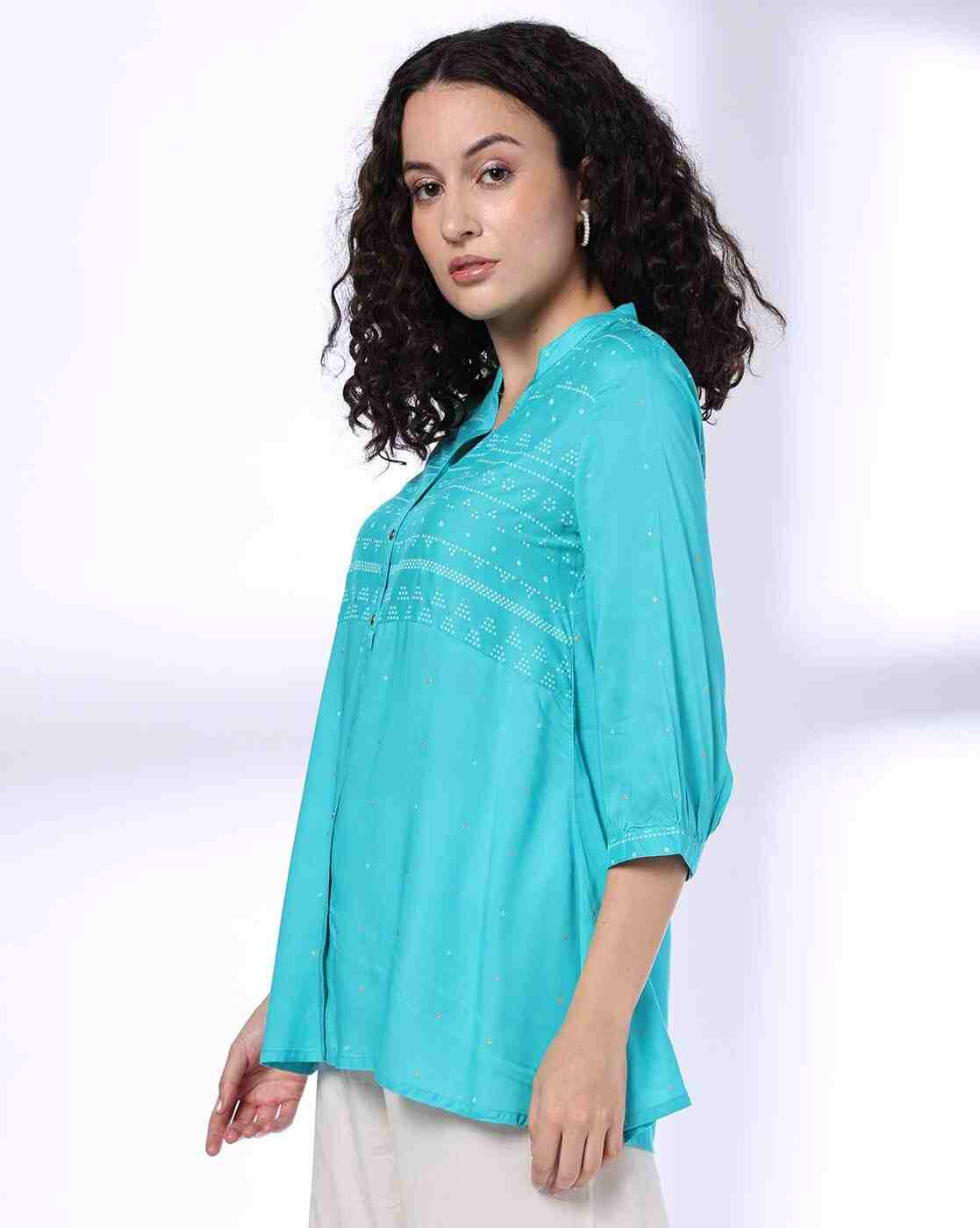 SIYAHI | Women Printed Relaxed Fit Tunic|1