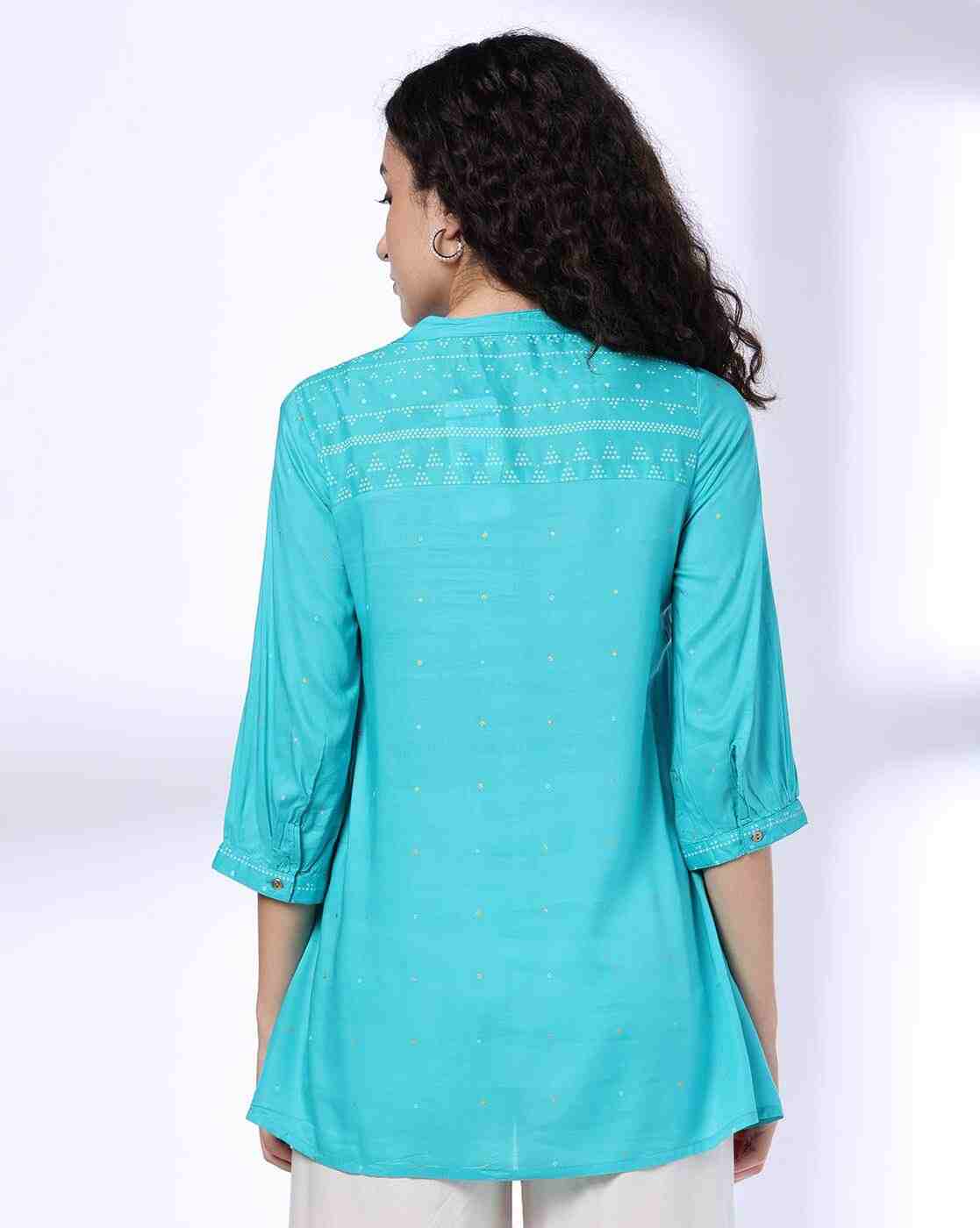 SIYAHI | Women Printed Relaxed Fit Tunic|2