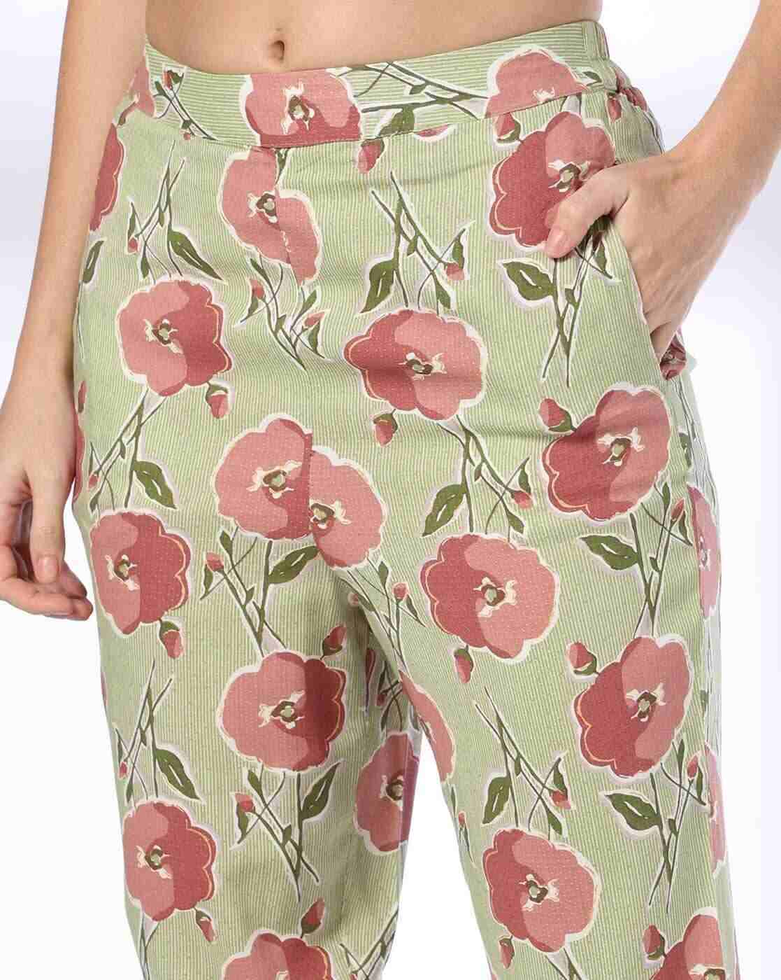 SIYAHI | Women Floral Print Straight Kurta Suit Set|5