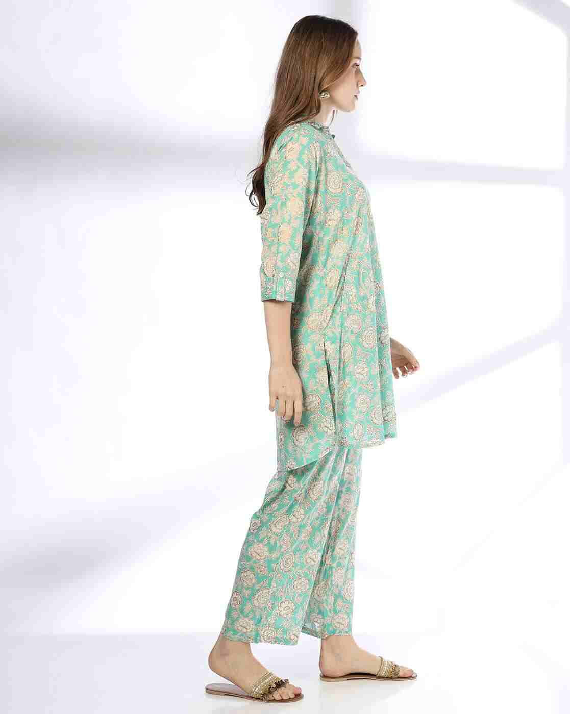SIYAHI | Women Printed Kurta & Palazzo Set|1