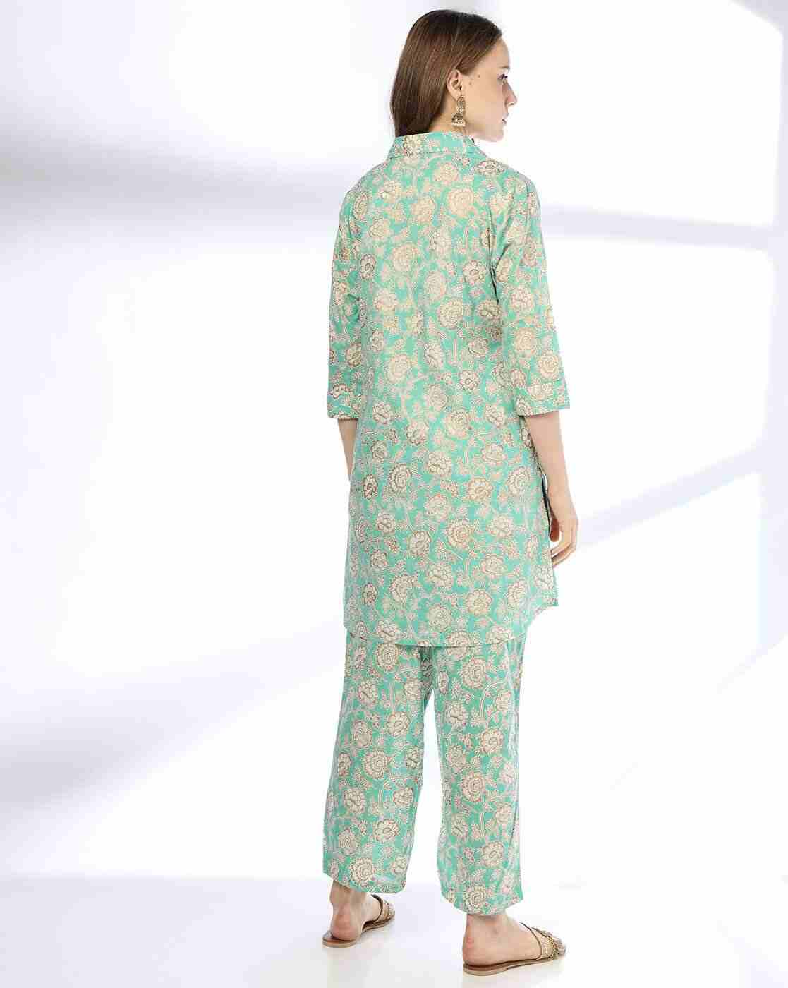 SIYAHI | Women Printed Kurta & Palazzo Set|2