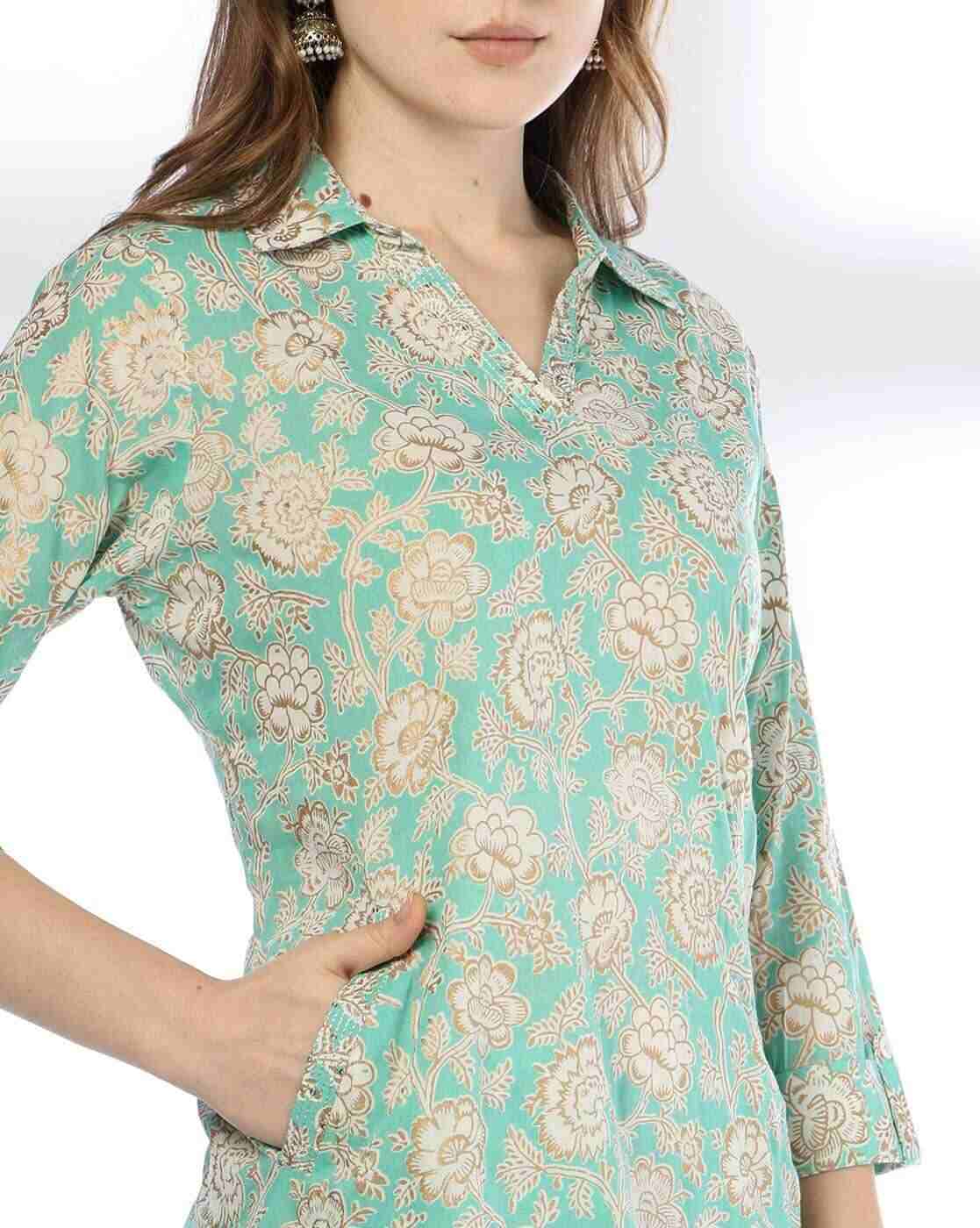 SIYAHI | Women Printed Kurta & Palazzo Set|3