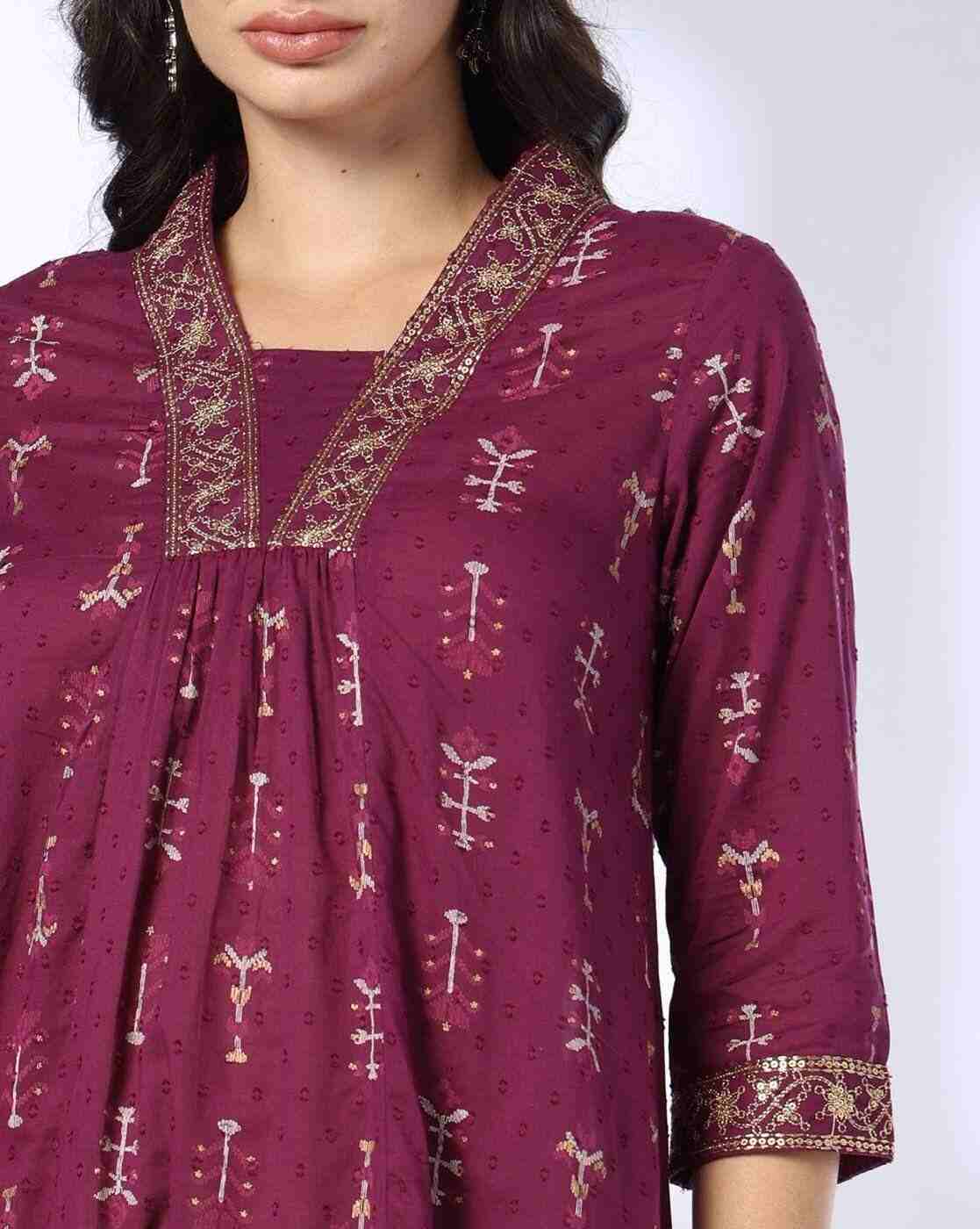 SIYAHI | Women Printed A-Line Dress|3