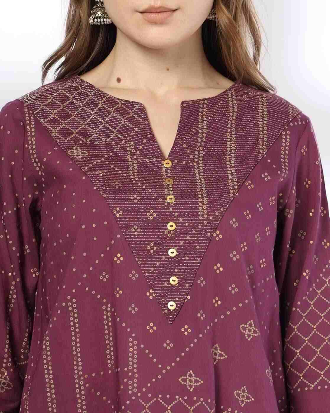 SIYAHI | Women Bandhani Print Straight Kurta Suit Set|3