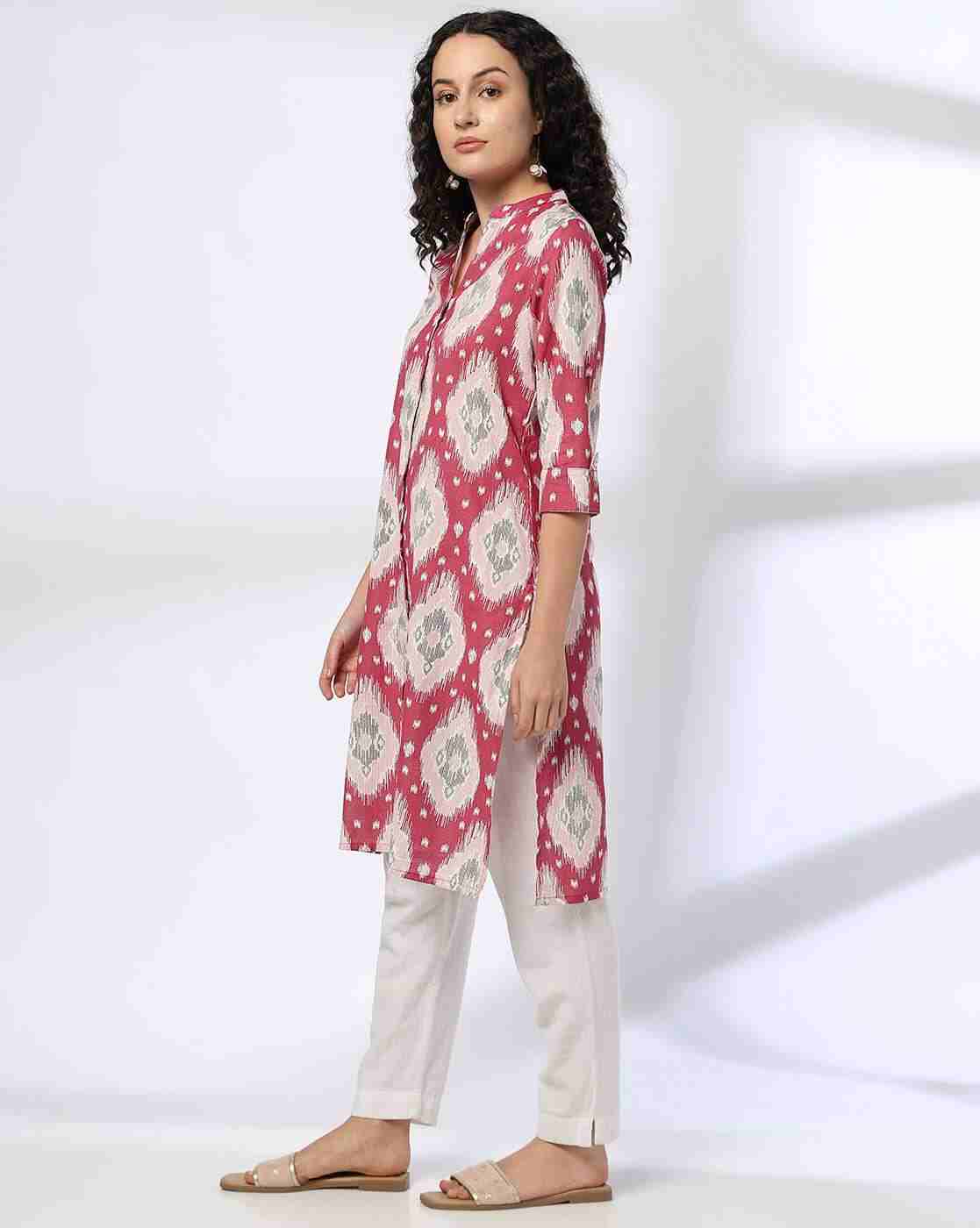 SIYAHI | Women Printed Straight Kurta|1
