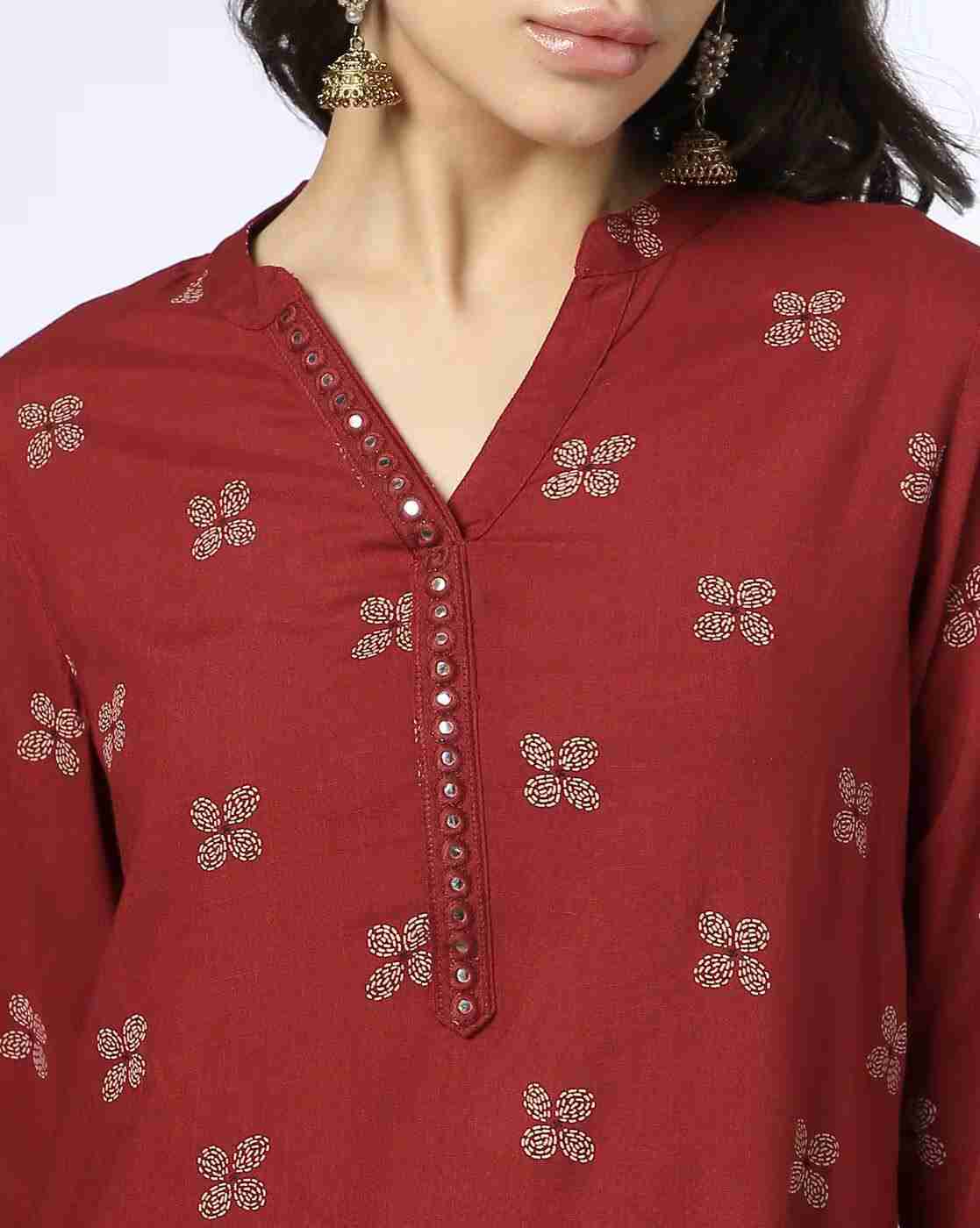 SIYAHI | Women Floral Print Straight Kurta|3