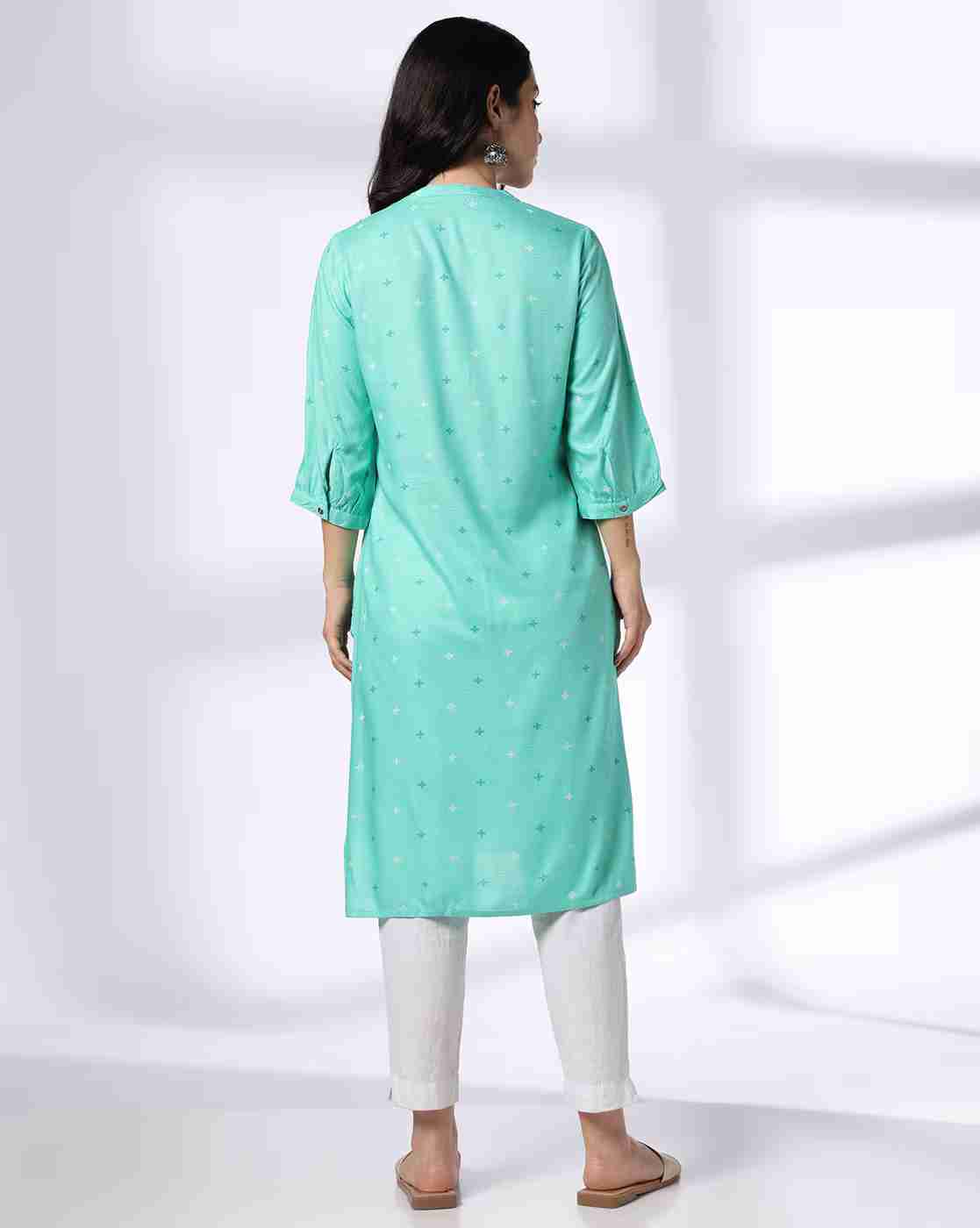 SIYAHI | Women Printed Straight Kurta|2