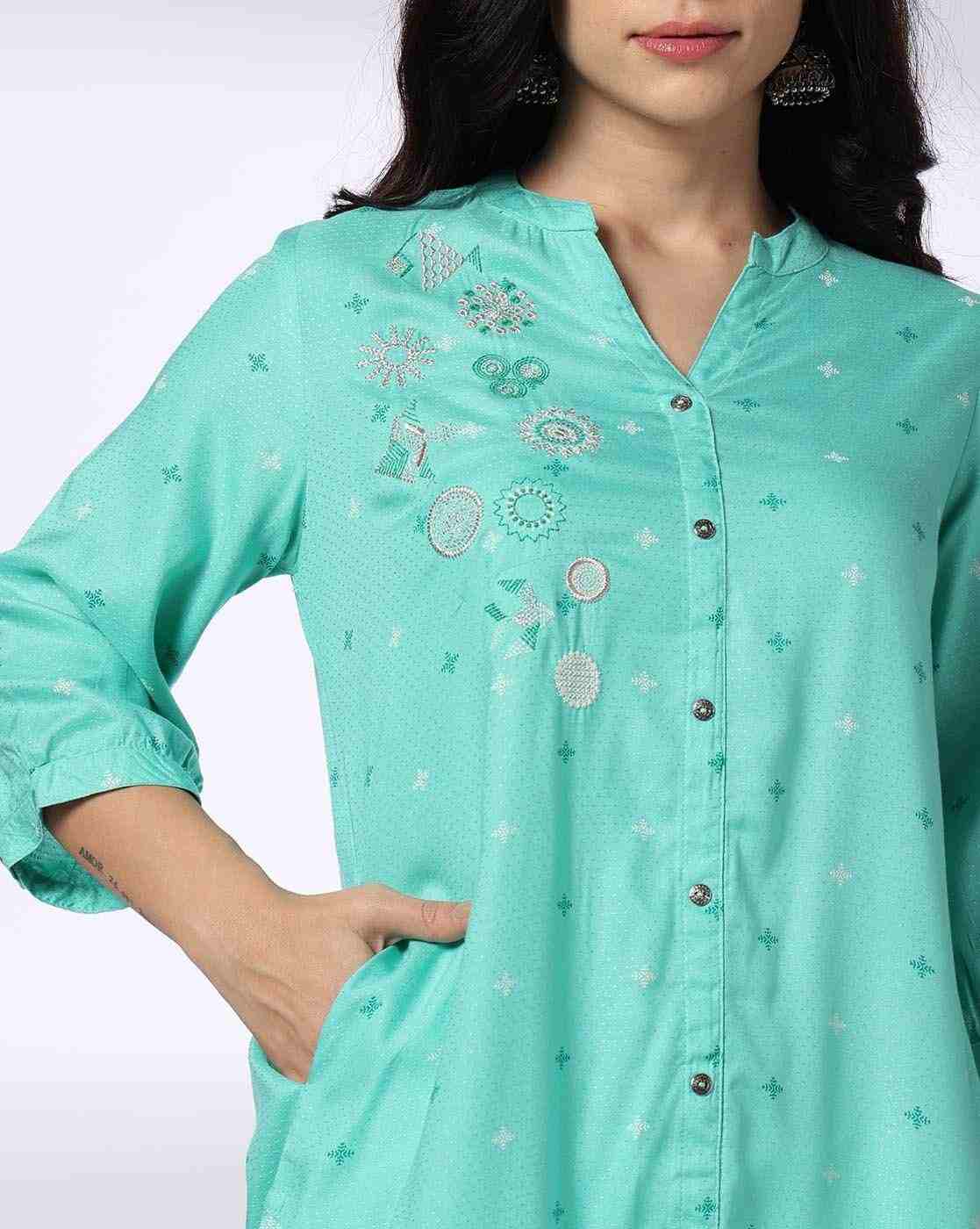 SIYAHI | Women Printed Straight Kurta|3