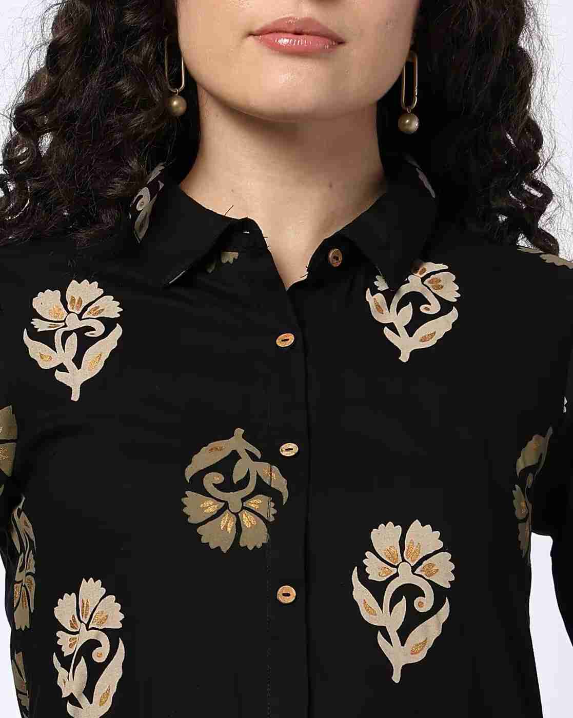 SIYAHI | Women Floral Print Straight Kurta|3