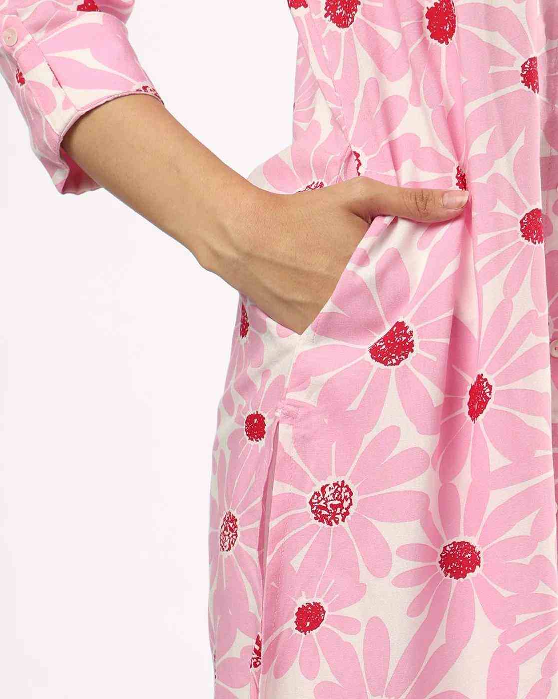 SIYAHI | Women All-Over Print Straight Kurta|4