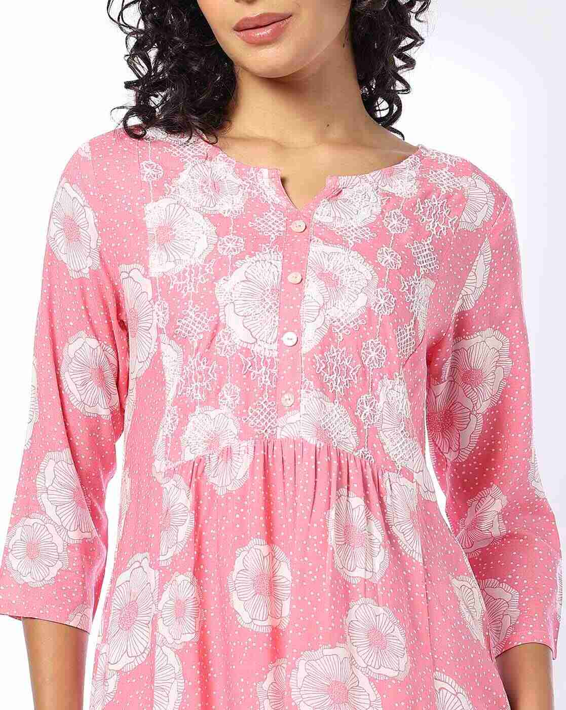 SIYAHI | Women Floral Print Straight Kurta|3