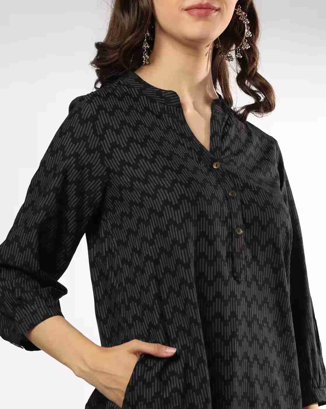 SIYAHI | Women All-Over Print Straight Kurta|3
