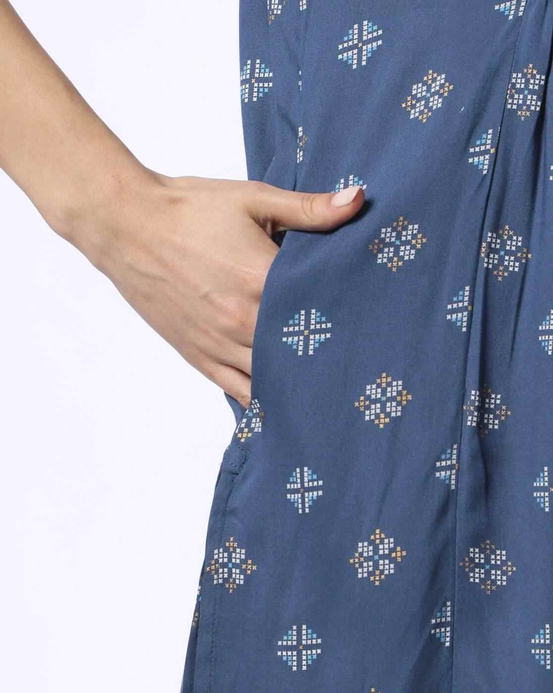 SIYAHI | Women Geometric Print Straight Kurta|4