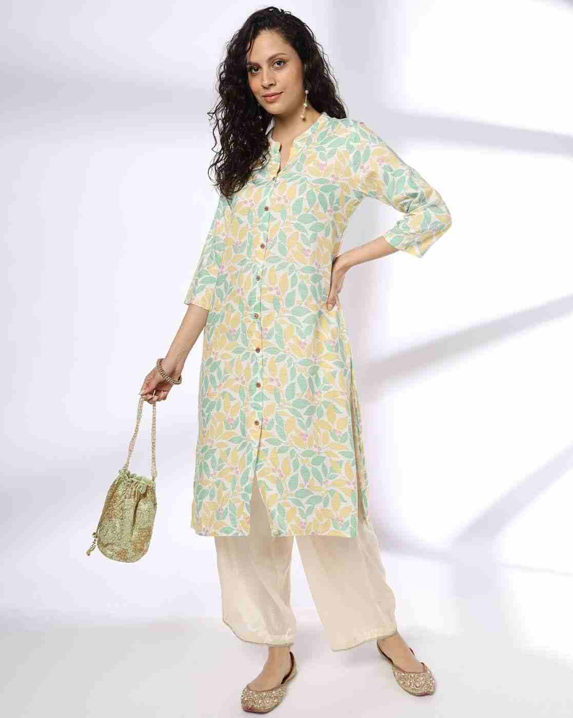 SIYAHI | Women Floral Print Straight Kurta|3