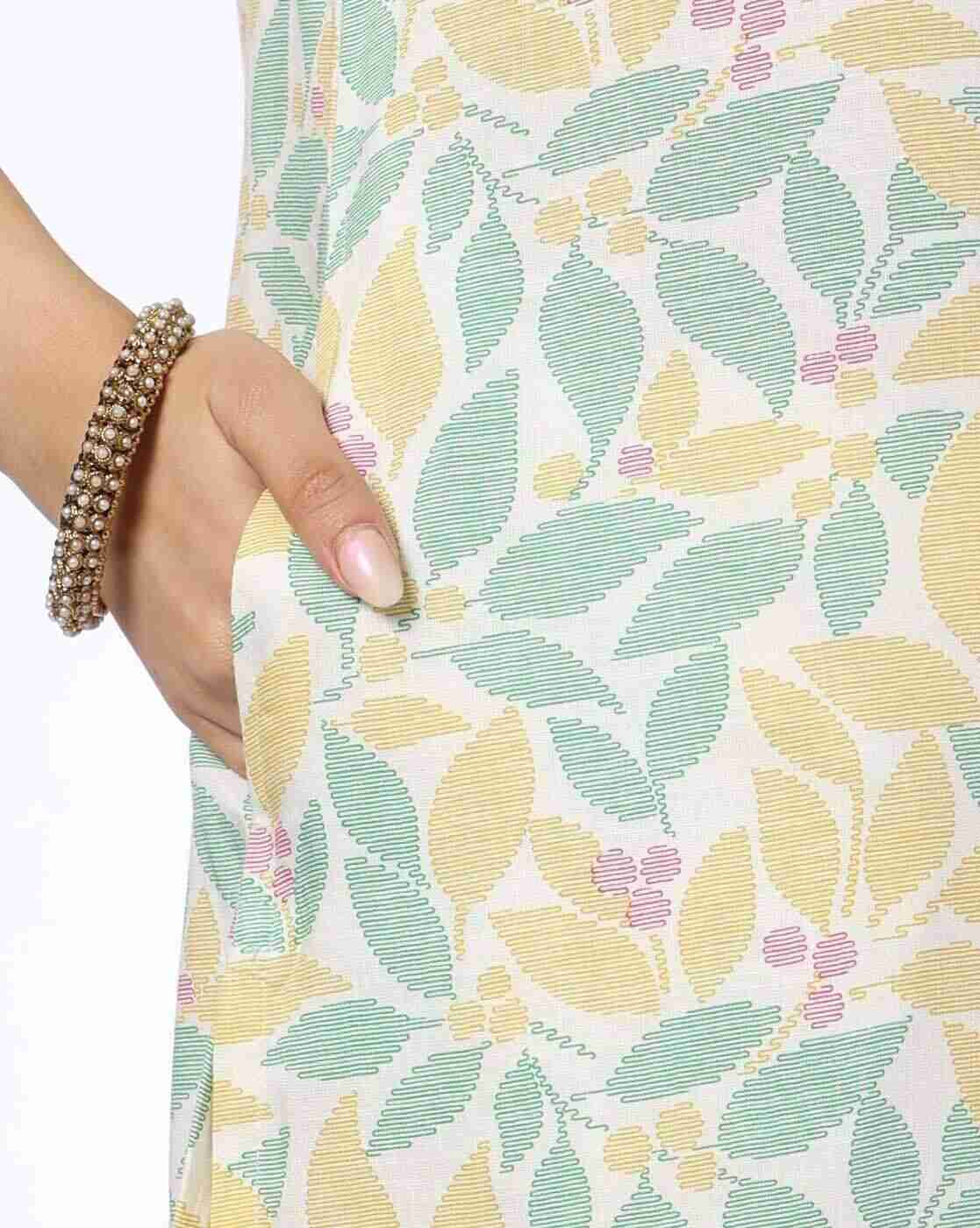 SIYAHI | Women Floral Print Straight Kurta|5