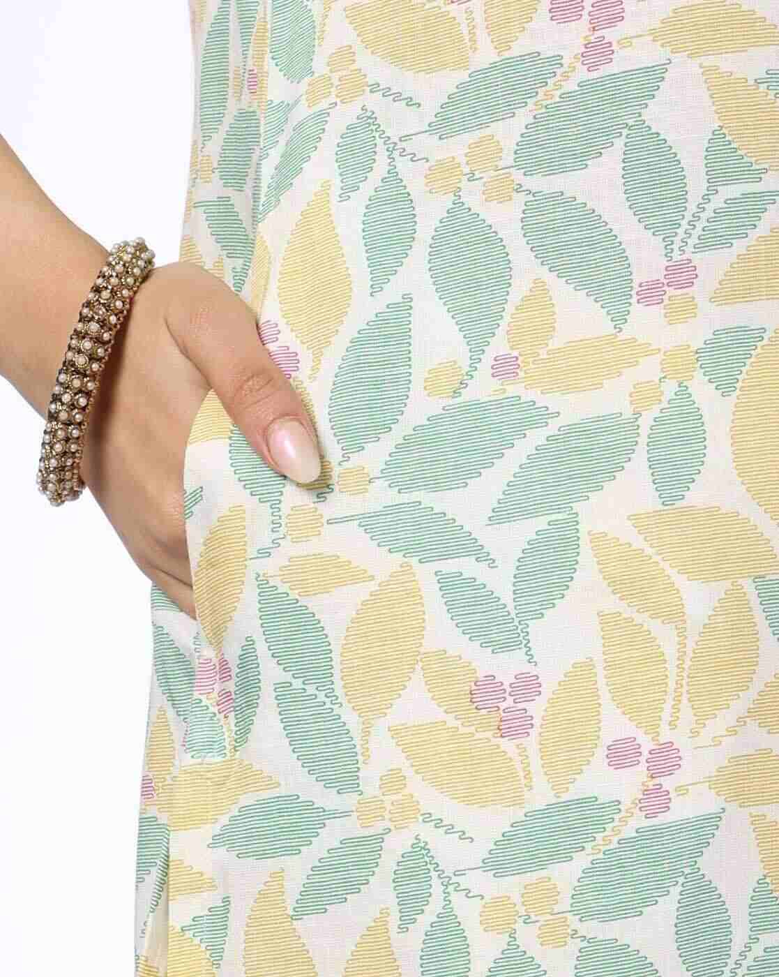SIYAHI | Women Floral Print Straight Kurta|5