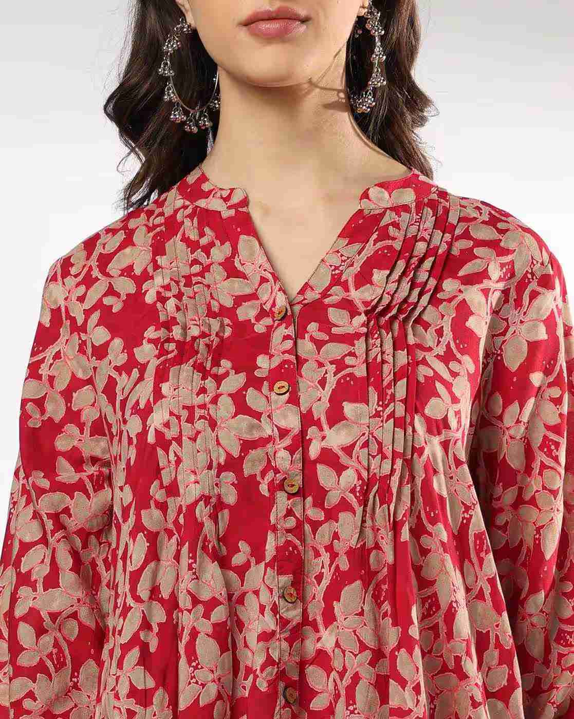 SIYAHI | Women Floral Print Relaxed Fit Top|3