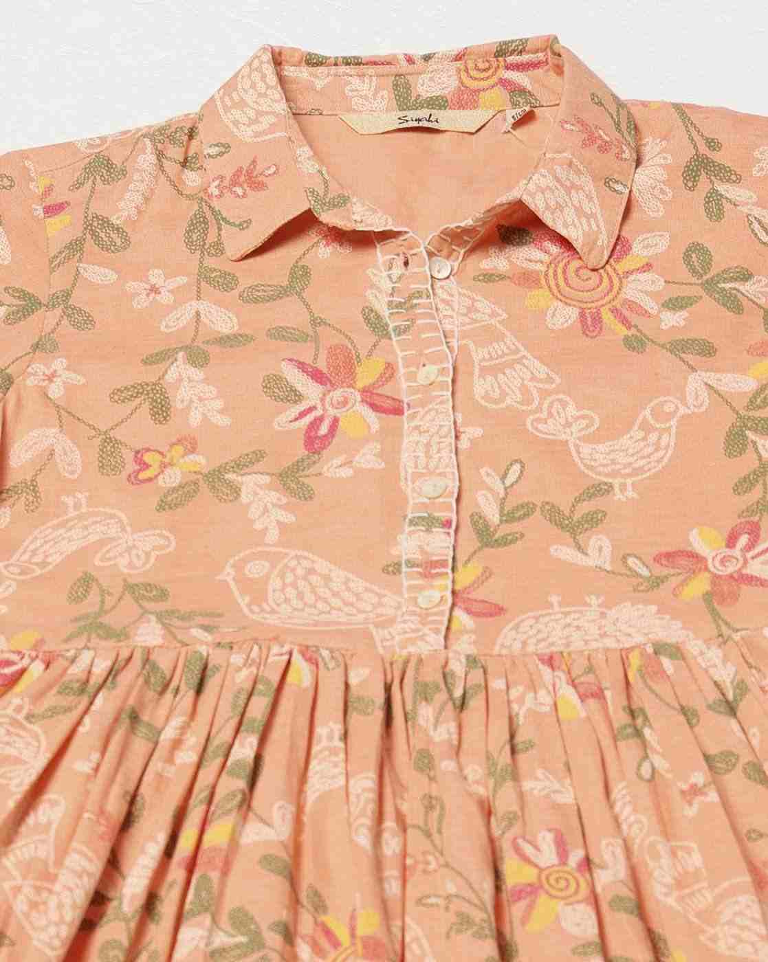 SIYAHI | Women Printed A-Line Dress|5