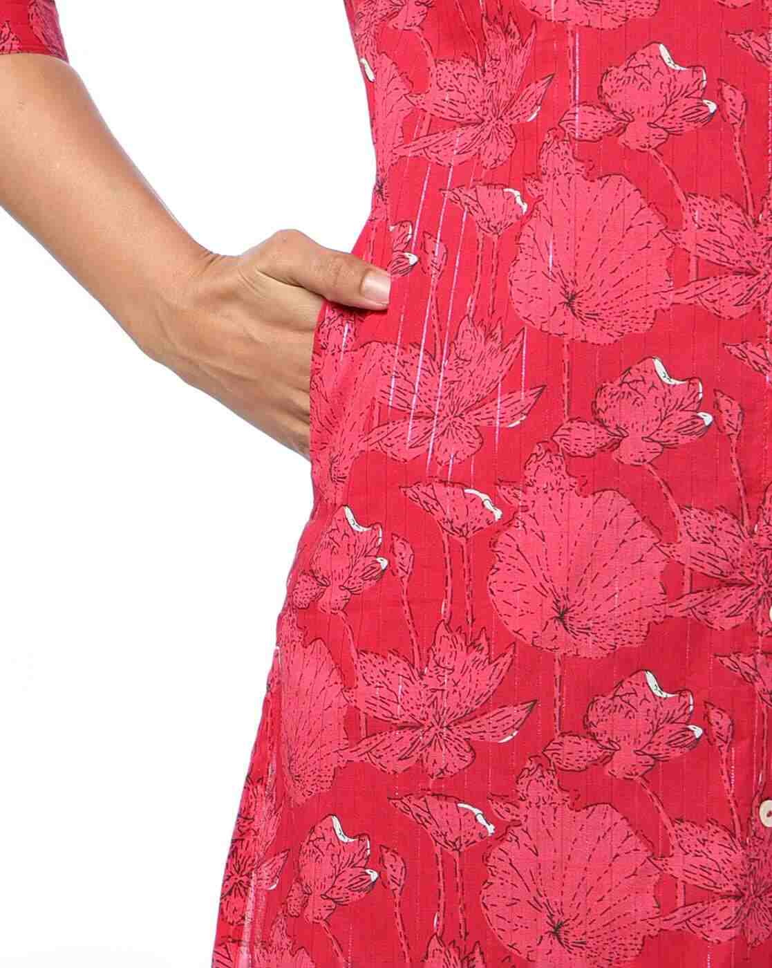 SIYAHI | Women Floral Print Straight Kurta|4