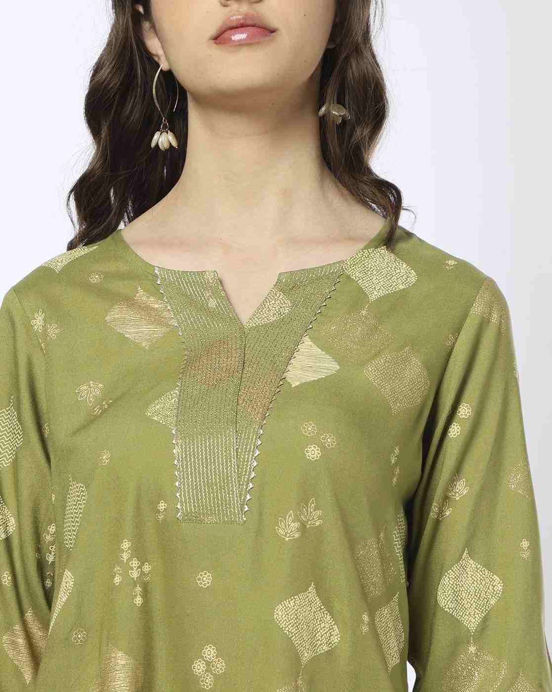 SIYAHI | Women Printed Straight Kurta|3