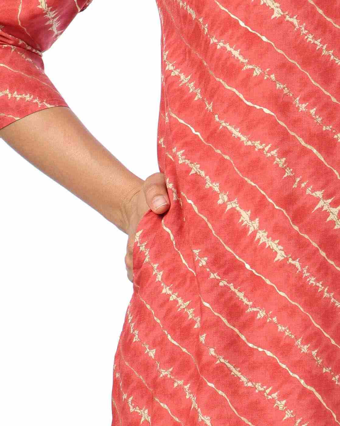 SIYAHI | Women Lehariya Print Straight Kurta|4