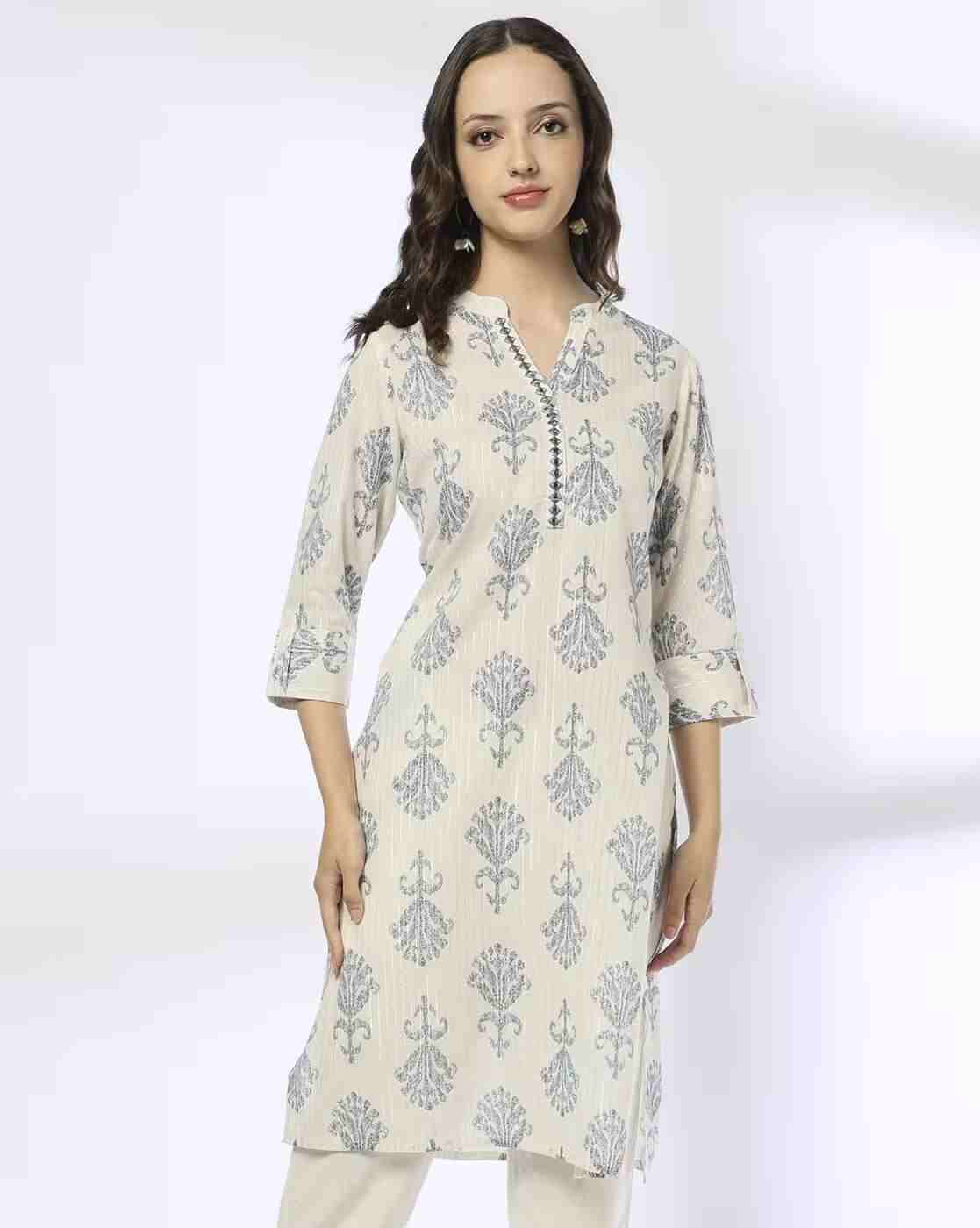 Women Printed Straight Kurta