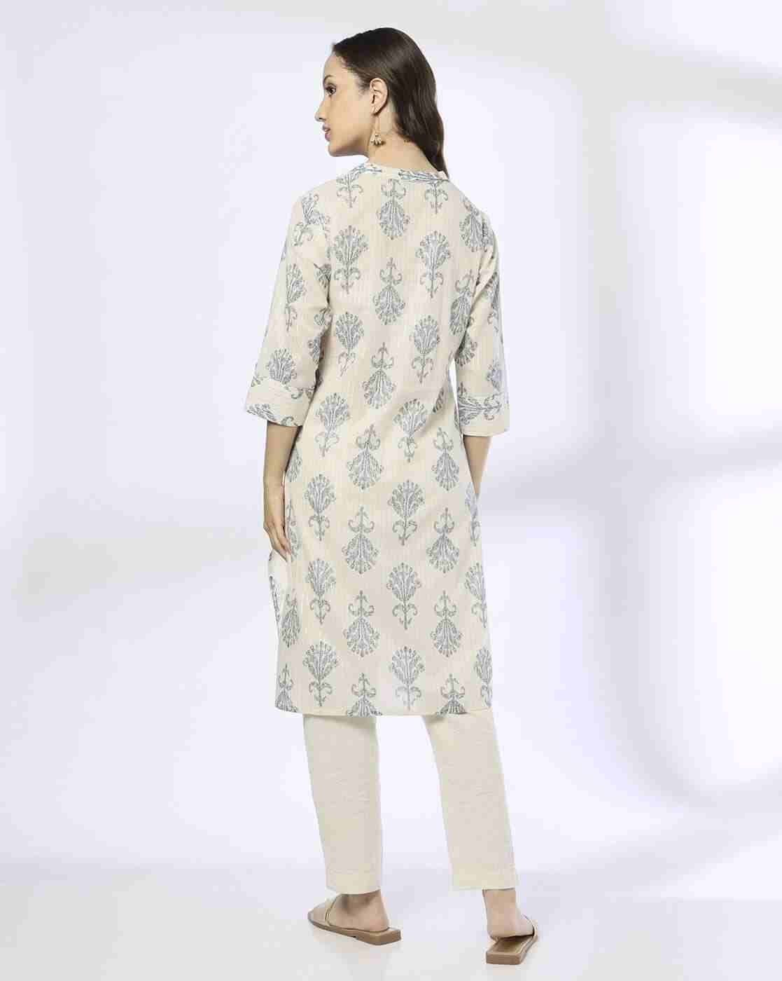 SIYAHI | Women Printed Straight Kurta|2