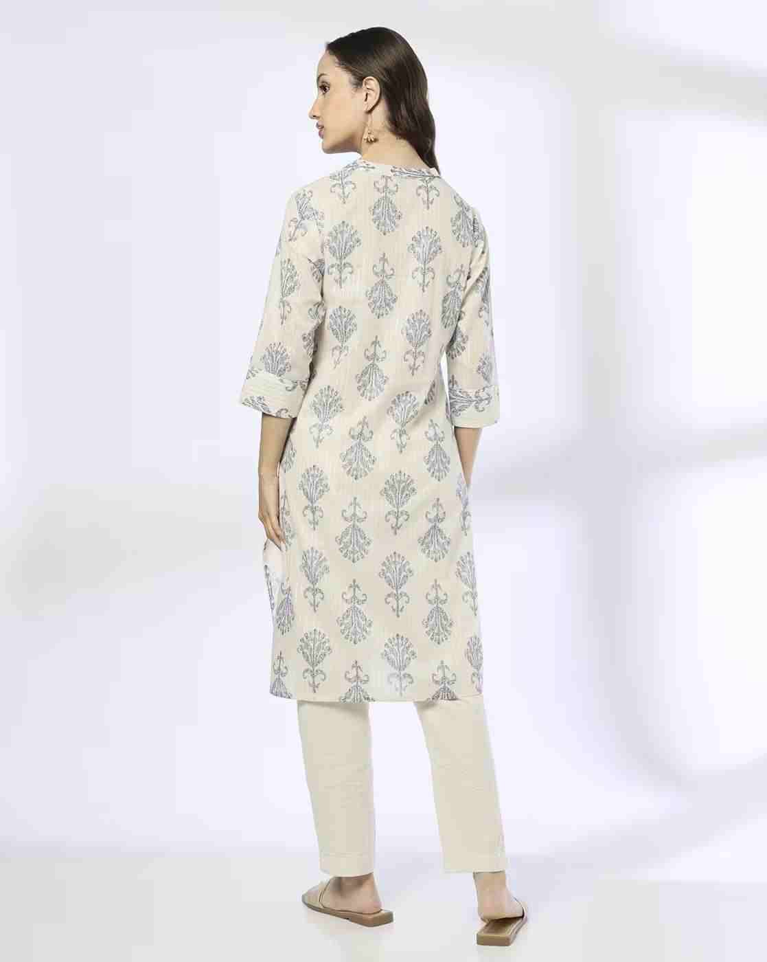 SIYAHI | Women Printed Straight Kurta|2
