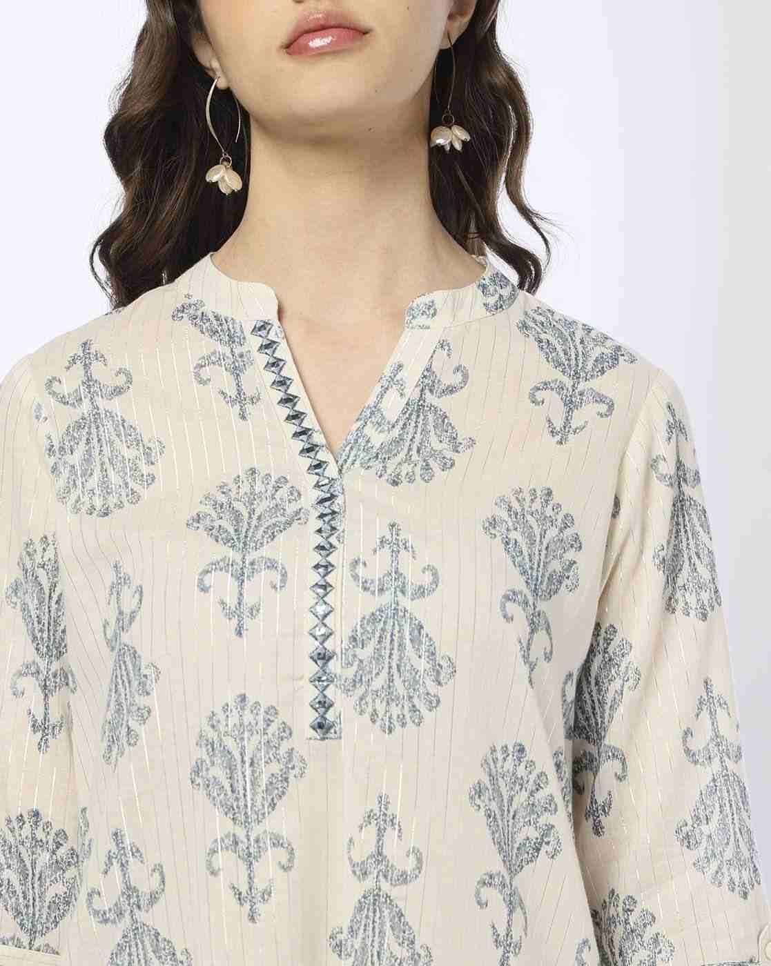SIYAHI | Women Printed Straight Kurta|3