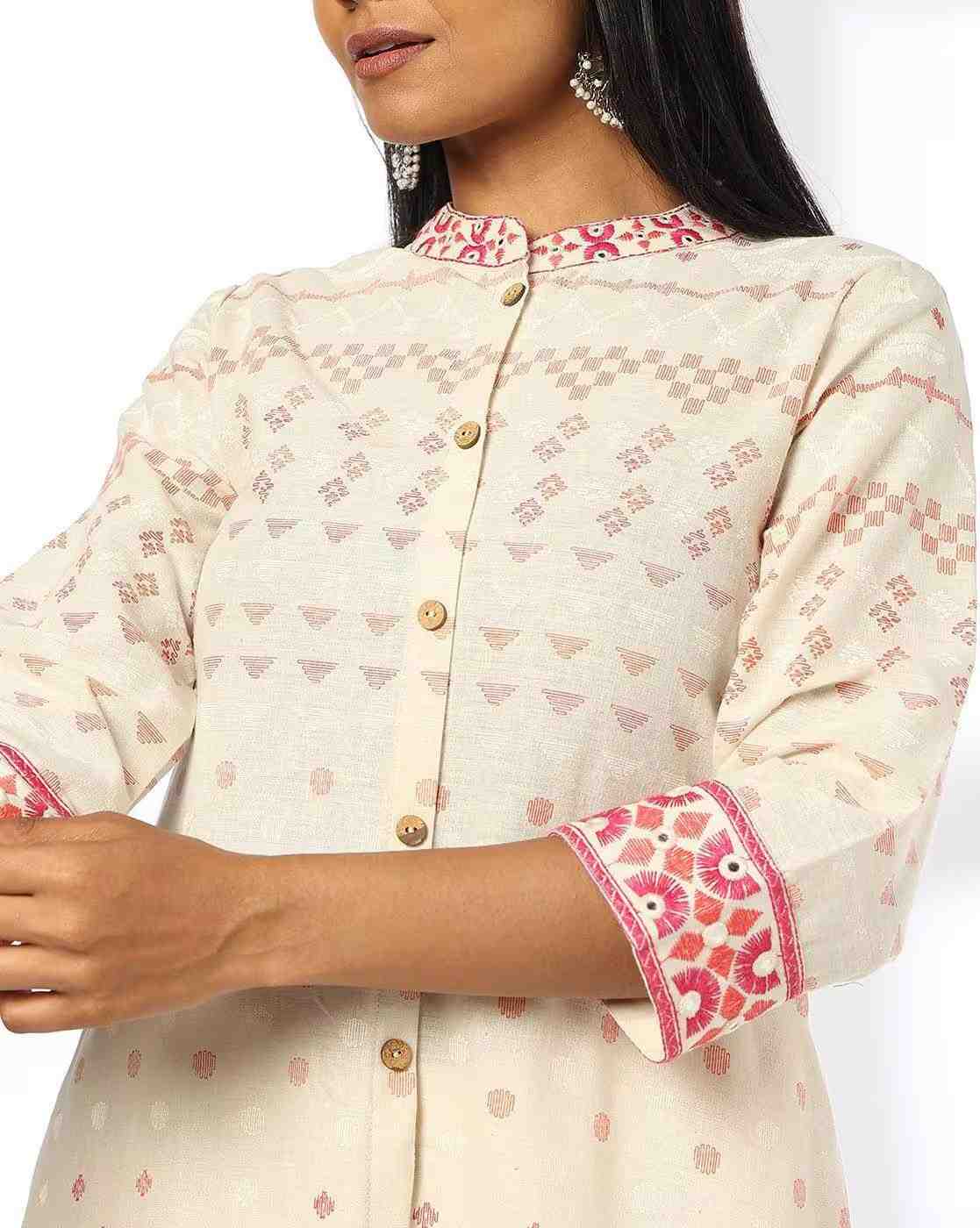 SIYAHI | Women Embroidered A-Line Kurta|0