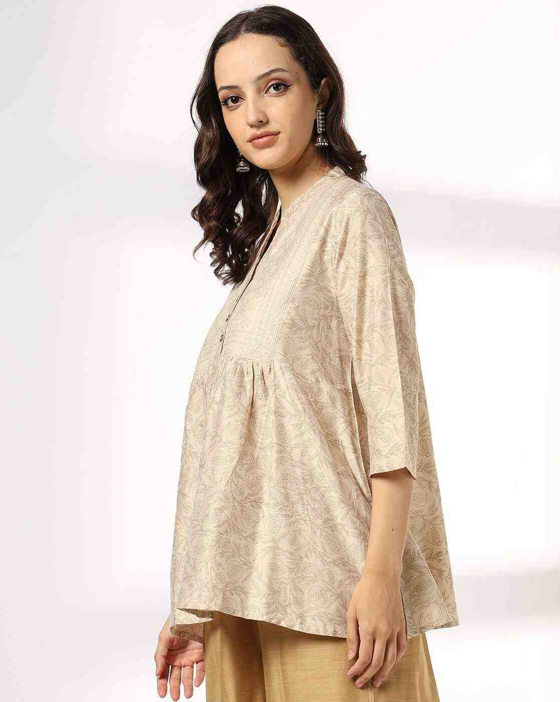 SIYAHI | Women All-Over Floral Print Relaxed Fit Tunic