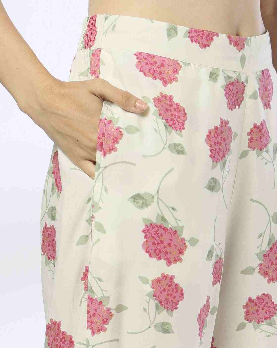 SIYAHI | Women Floral Print Kurta & Pants Set|5