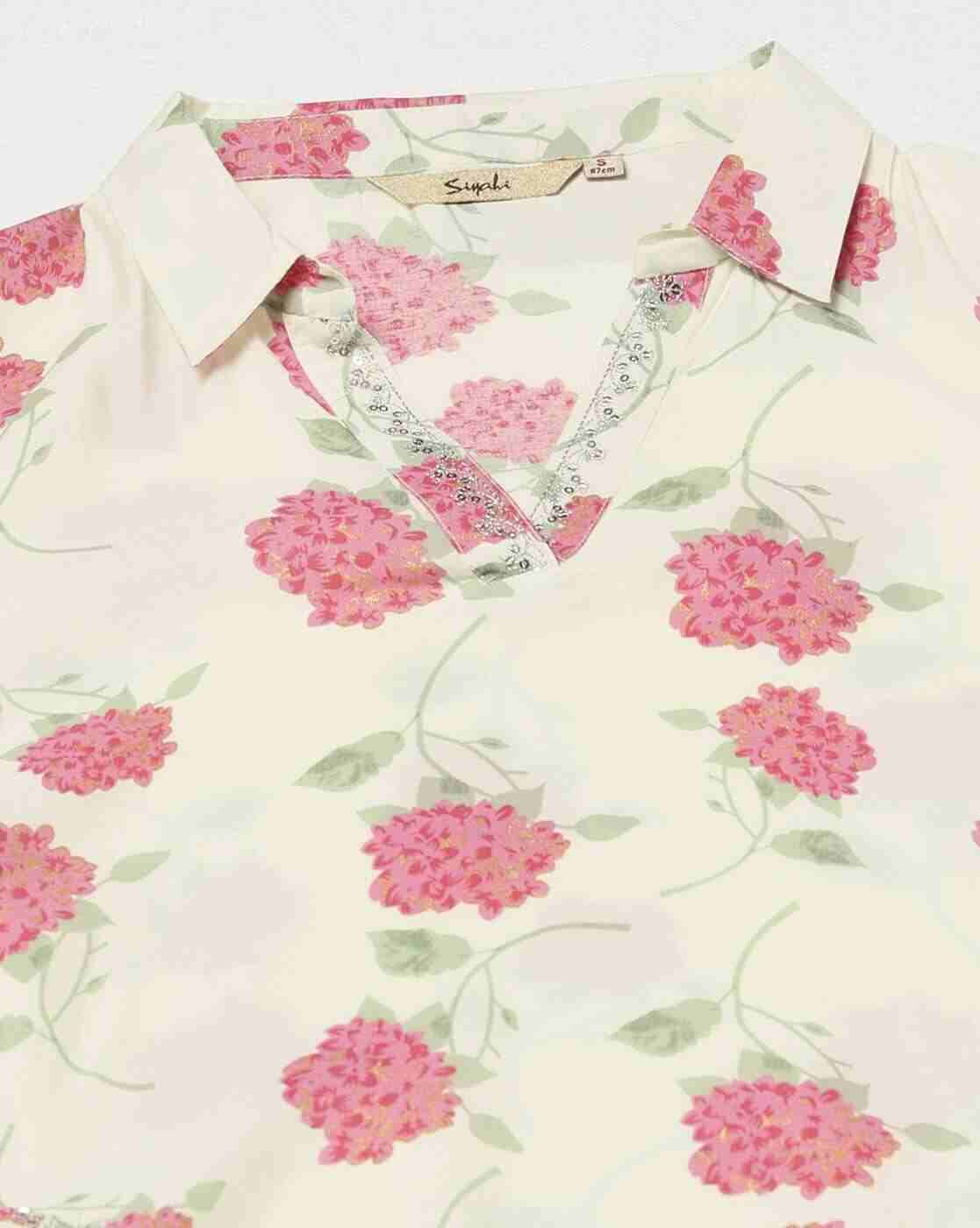 SIYAHI | Women Floral Print Kurta & Pants Set|6