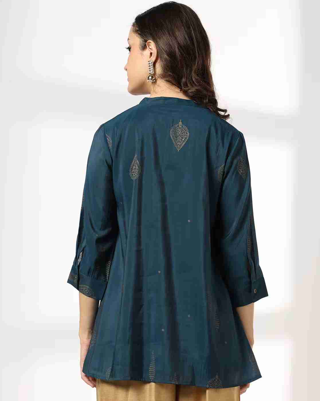 SIYAHI | Women Embroidered Relaxed Fit Tunic|2