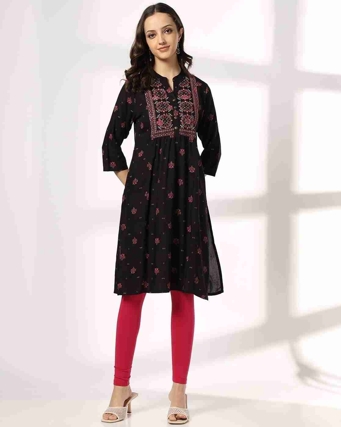 SIYAHI | Women Embroidered Straight Kurta|3