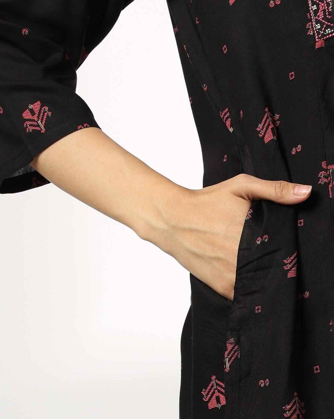 SIYAHI | Women Embroidered Straight Kurta|5