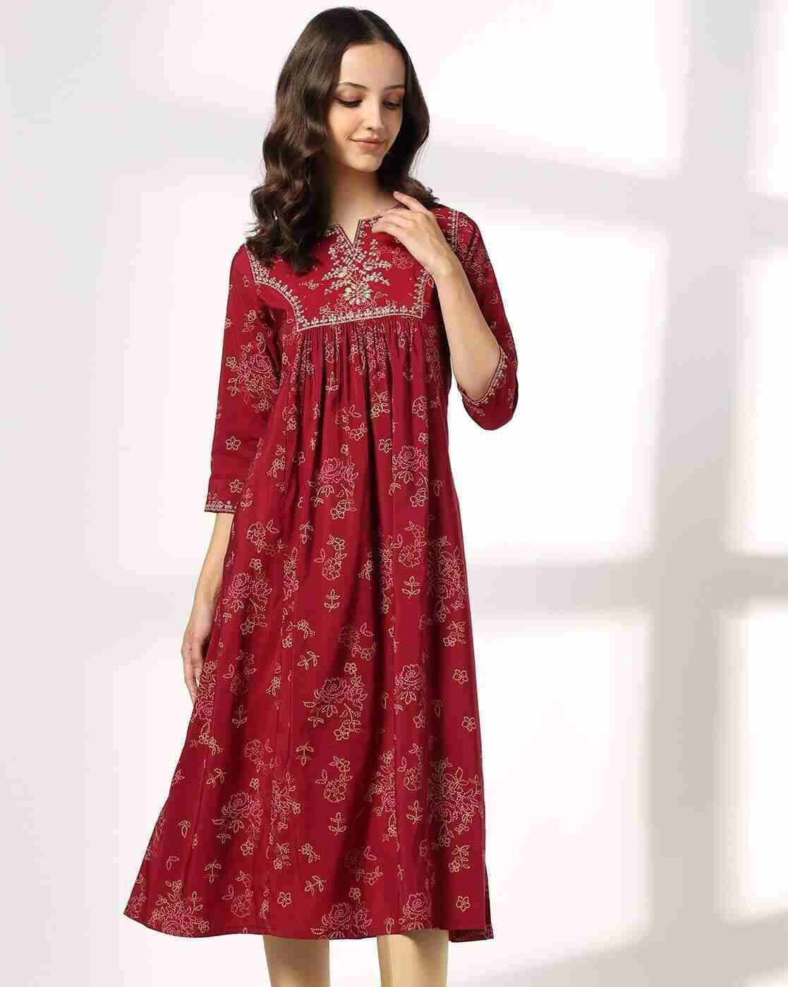 SIYAHI | Women Printed Flared Kurta with Insert Pocket|3