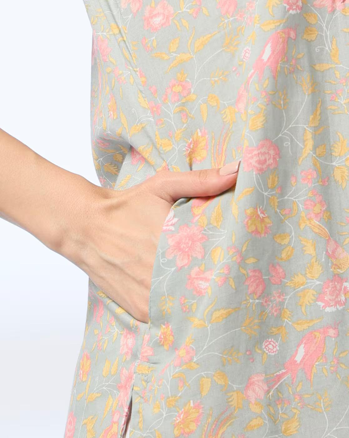 SIYAHI | Women Craft Inspired Chinkari Embroidered Straight Kurta|4