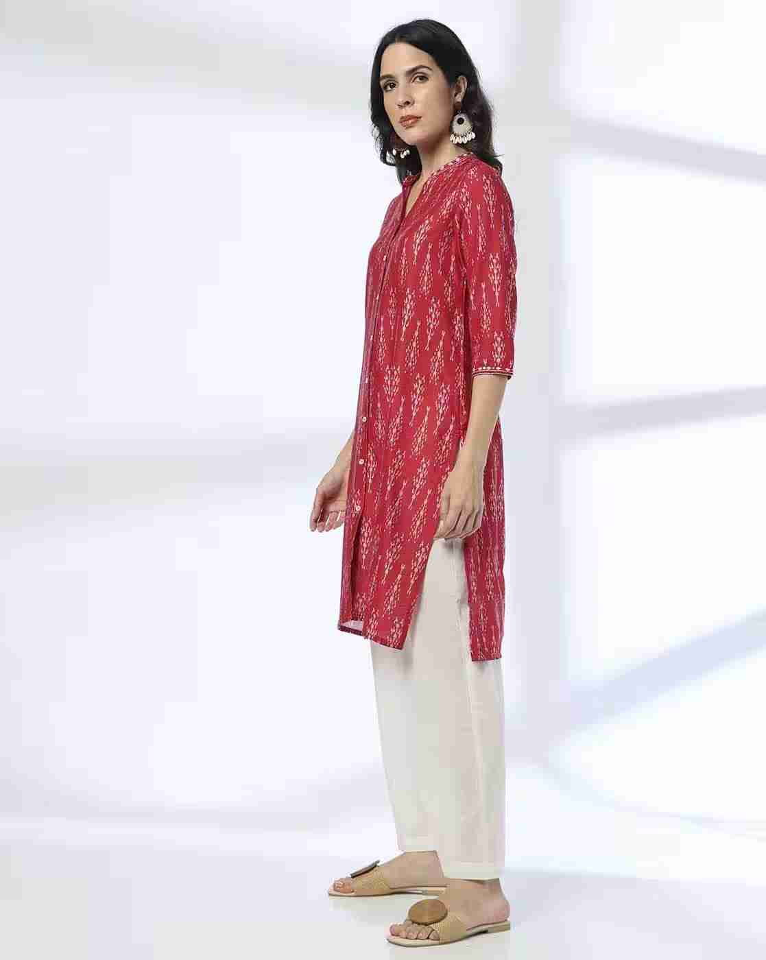 SIYAHI | Women Button Down Straight Kurta|1
