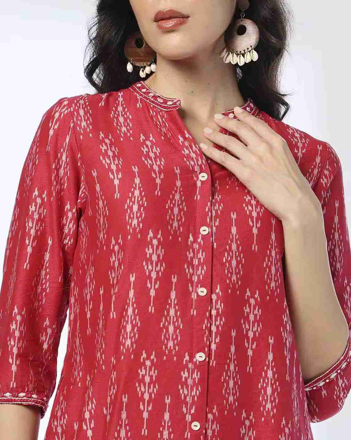 SIYAHI | Women Button Down Straight Kurta|3