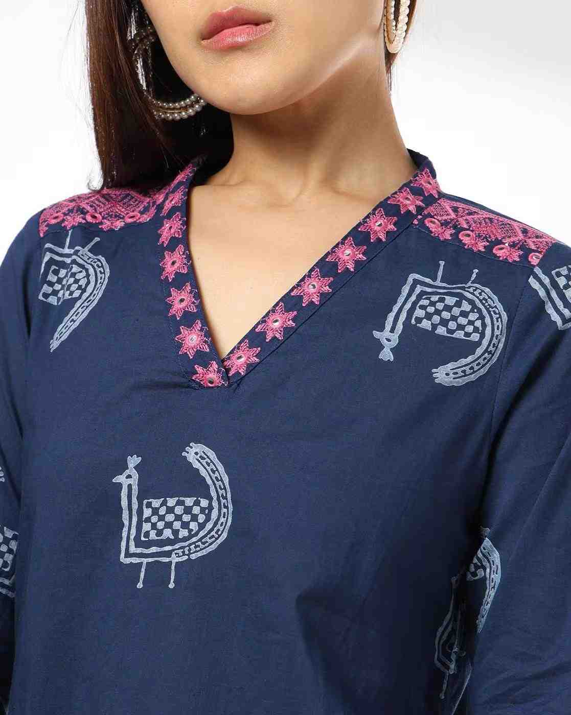 SIYAHI | Women Printed Straight Kurta|3