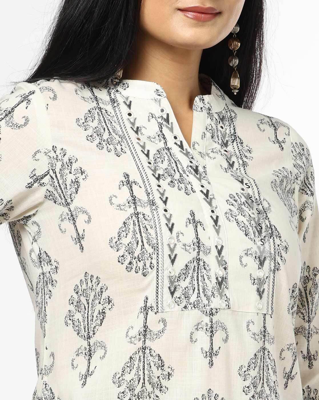 SIYAHI | Women Embroidered Straight Kurta|3