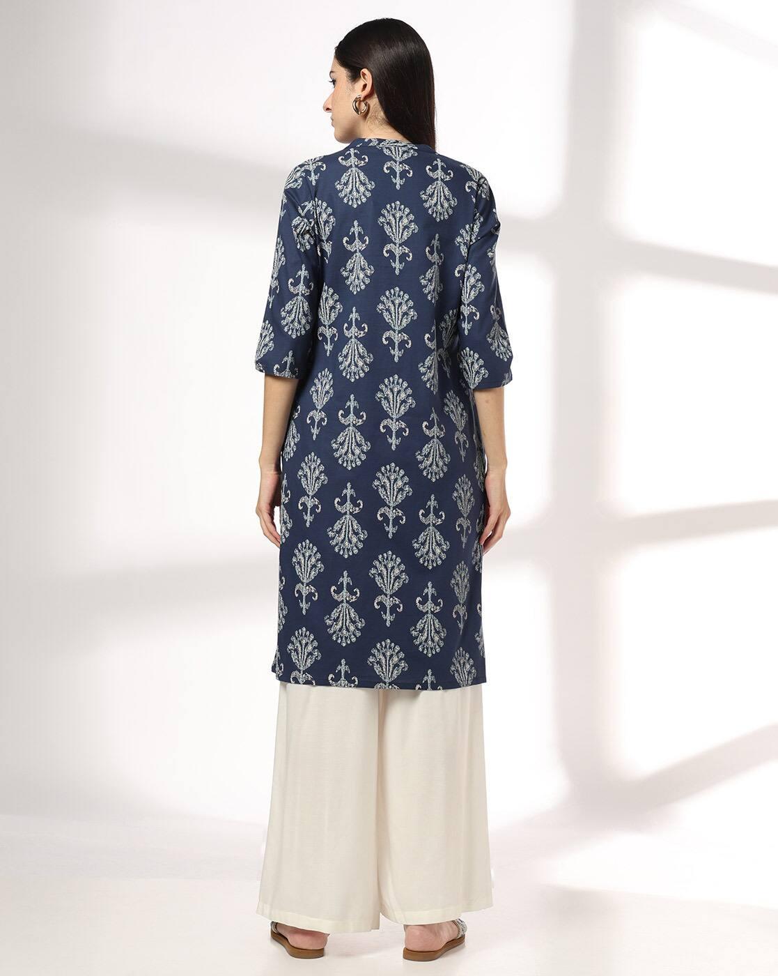 SIYAHI | Women Printed Straight Kurta|2