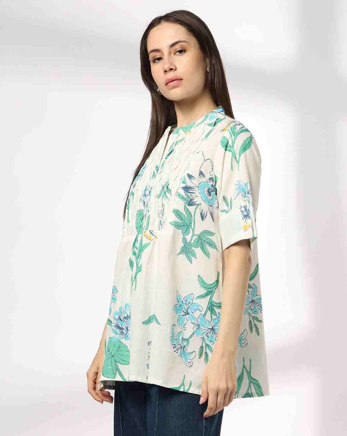SIYAHI | Women Floral Print Relaxed Fit Tunic|1