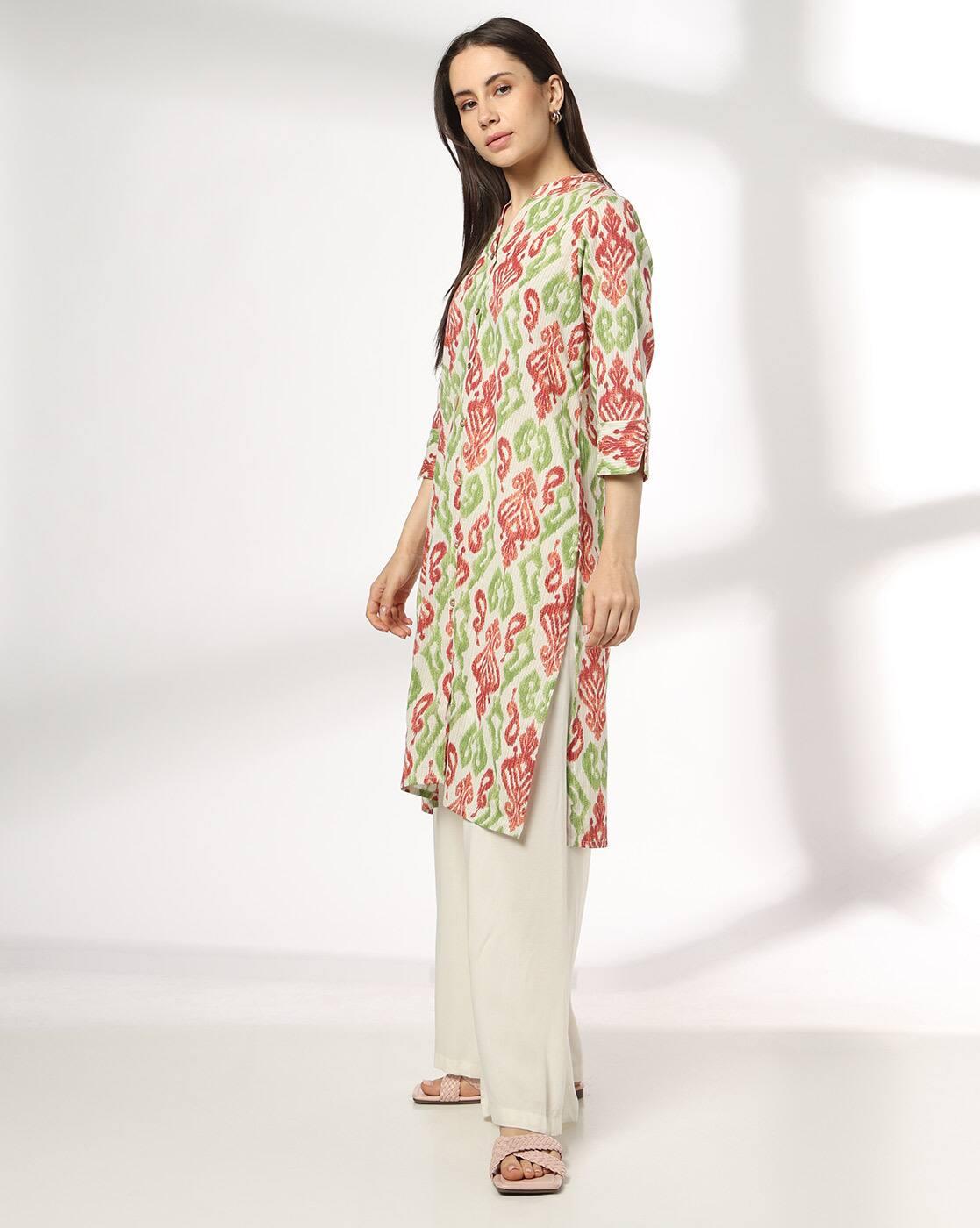 SIYAHI | Women Printed Straight Kurta|1